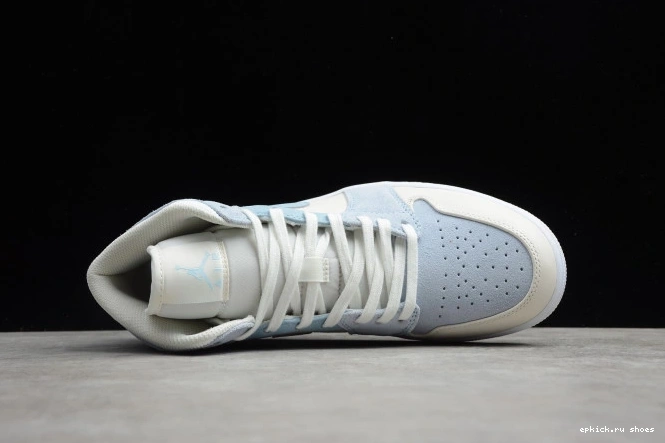 Rep Textures DA4666-100 Mid Blue Mixed Air Jordan 1 0819